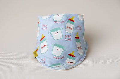 Blue Bainne Club organic cotton DribbleBoo bandana bib