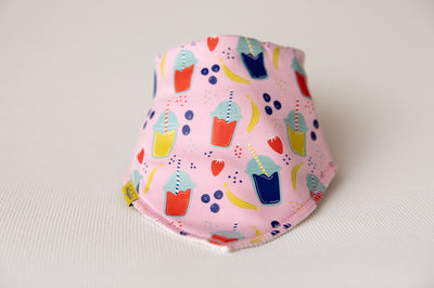 Smoothie Club organic cotton DribbleBoo bandana bib