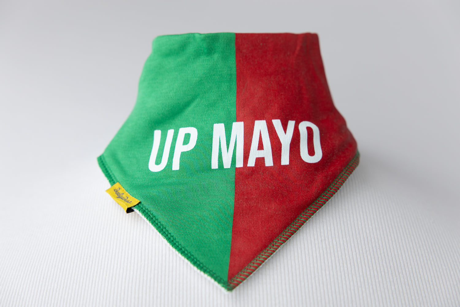 Mayo GAA organic cotton DribbleBoo bandana bib