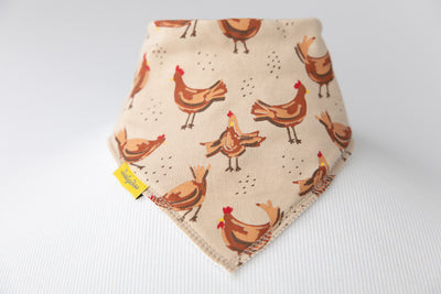 Hen House organic cotton DribbleBoo bandana bib