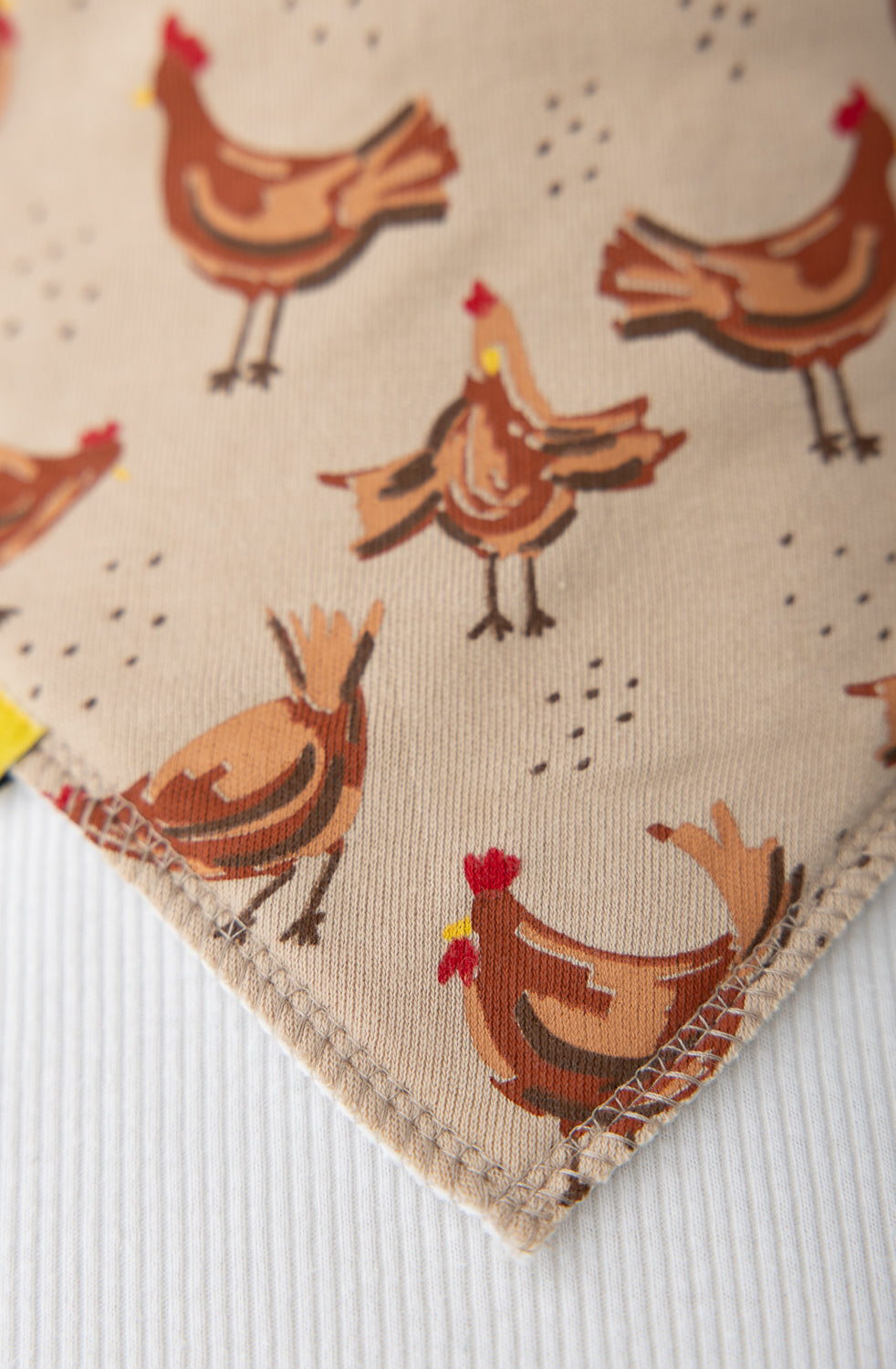 Hen House organic cotton DribbleBoo bandana bib
