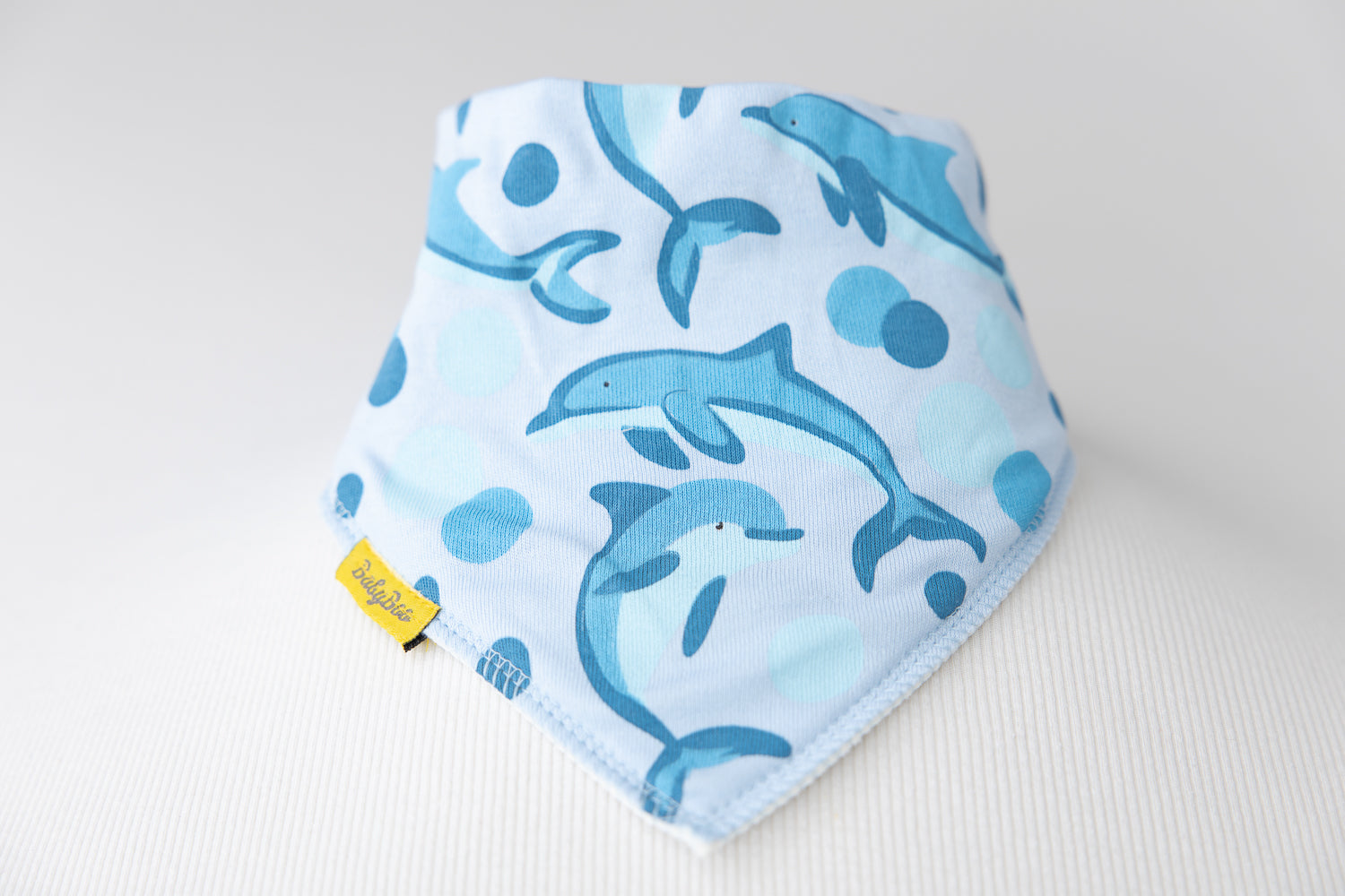 Flippin' Cute organic cotton DribbleBoo bandana bib