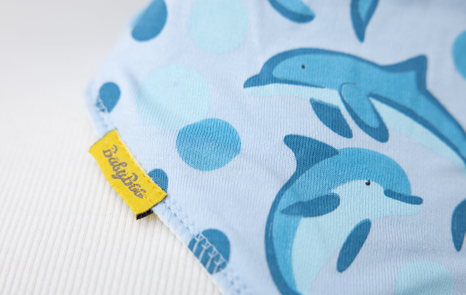 Flippin' Cute organic cotton DribbleBoo bandana bib