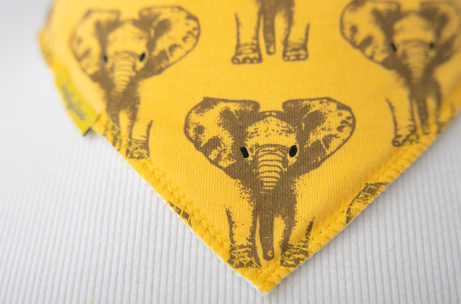 Fauna Kids Elephant organic cotton DribbleBoo bandana bib