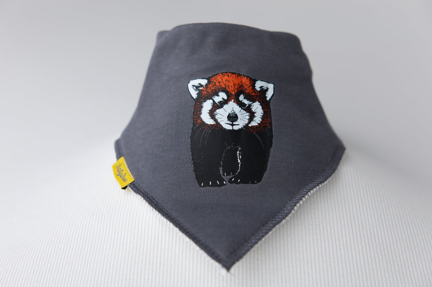 Fauna Red Panda organic cotton DribbleBoo bandana bib