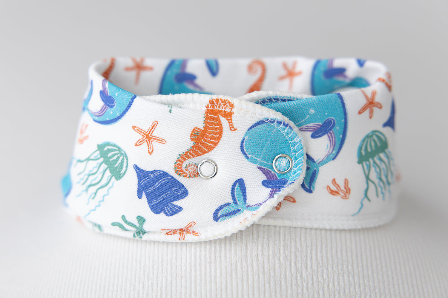 Sea Squad organic cotton DribbleBoo bandana bib
