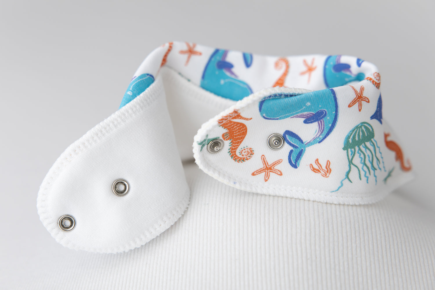 Sea Squad organic cotton DribbleBoo bandana bib