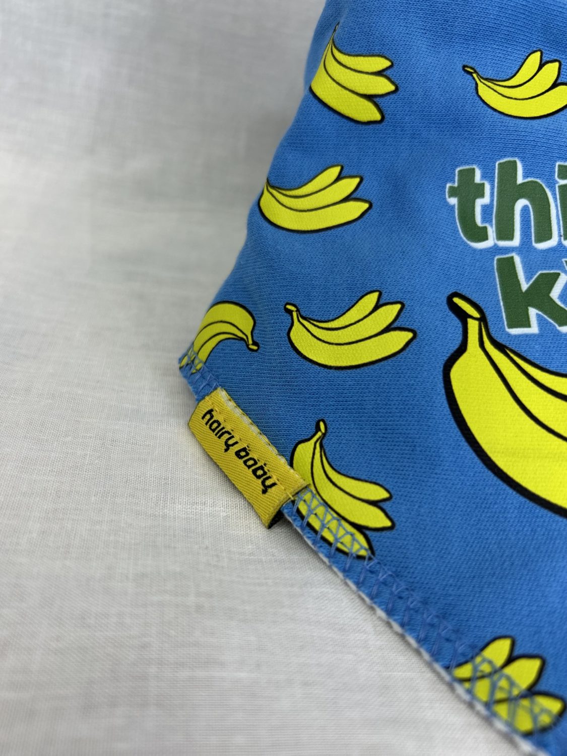 Kid's Bananas organic cotton DribbleBoo bandana bib