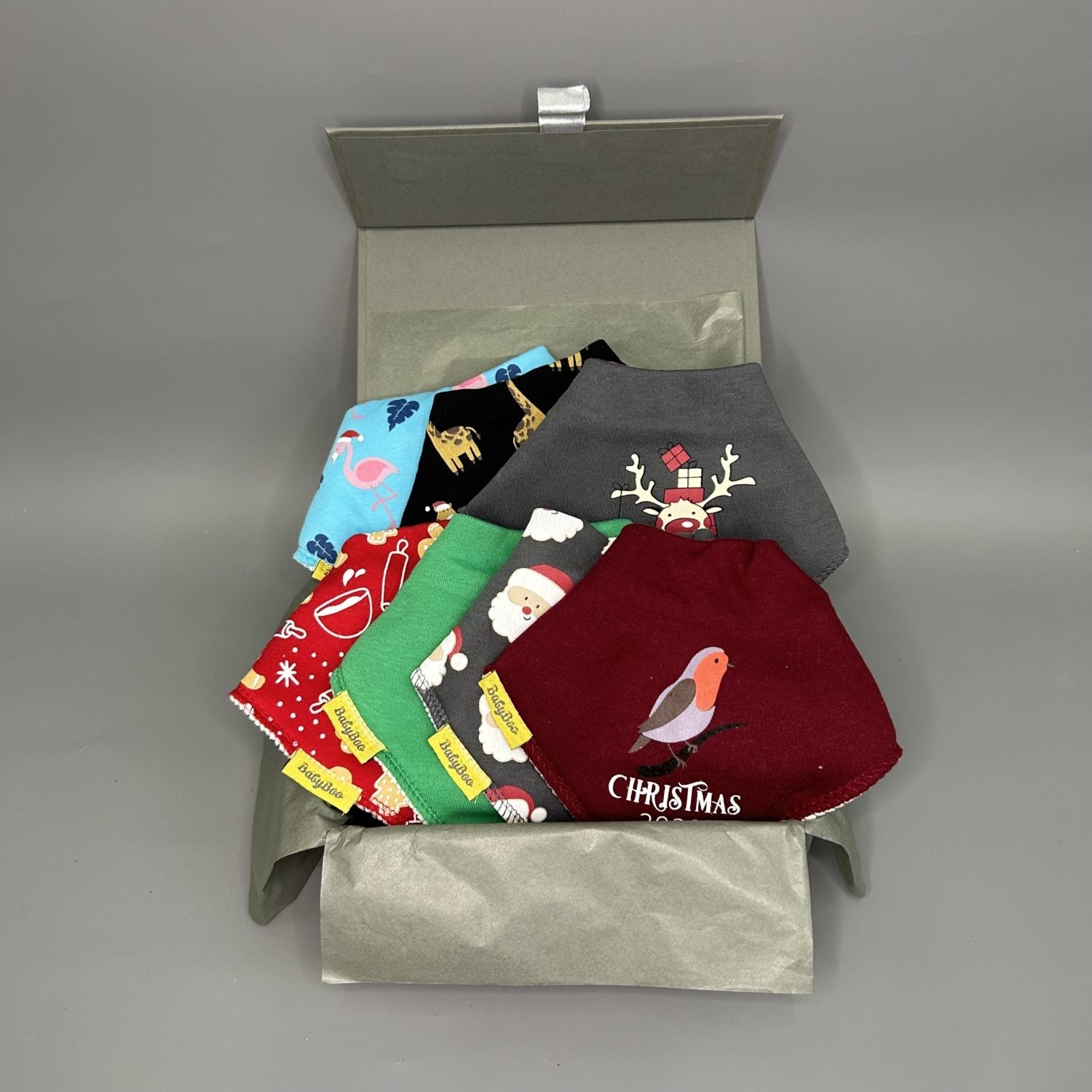 A week of Christmas bibs luxury gift box