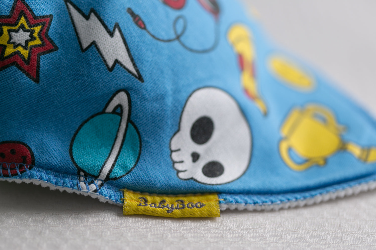 Cool kid organic cotton DribbleBoo bandana bib