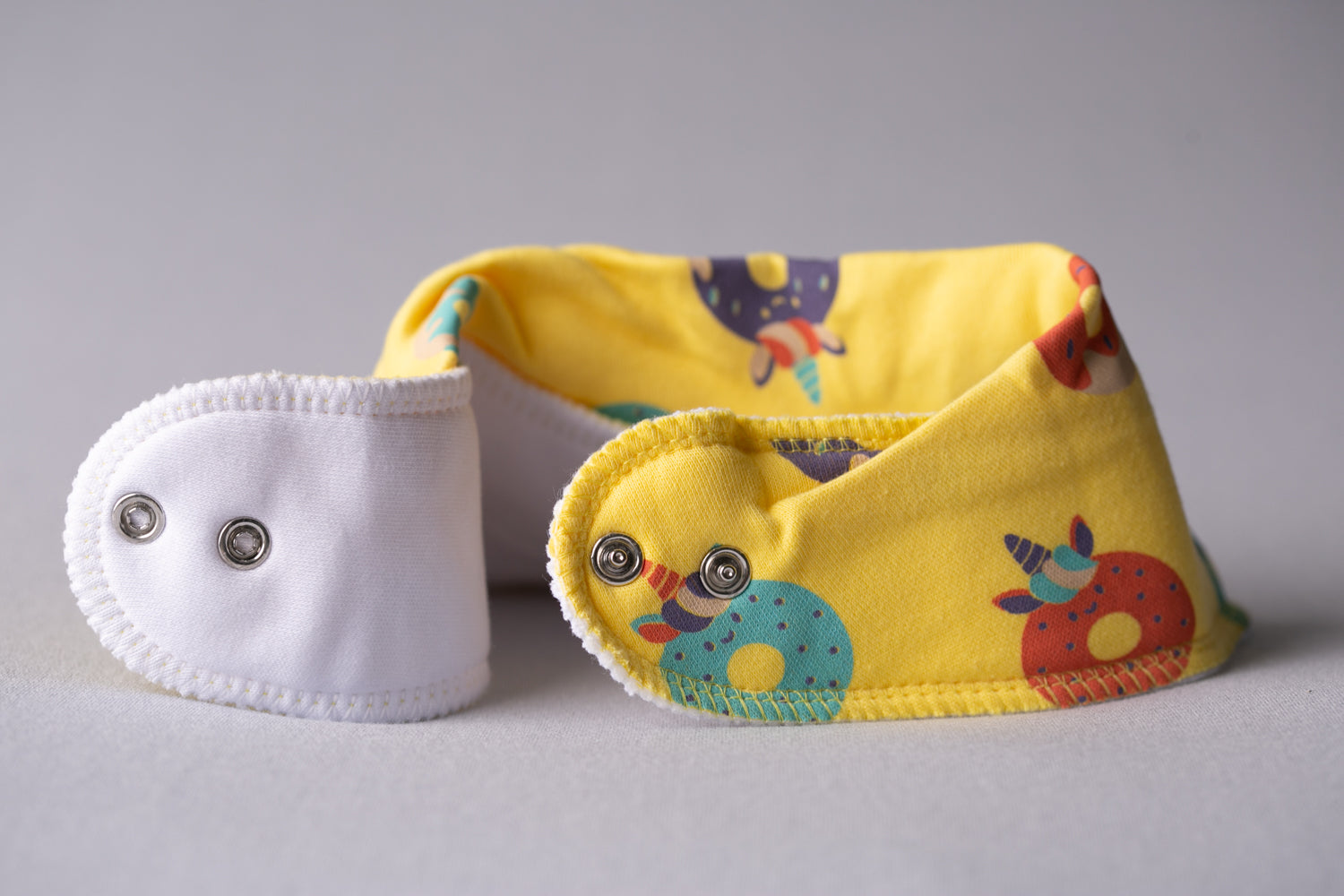 Yummy donuts organic cotton DribbleBoo bandana bib