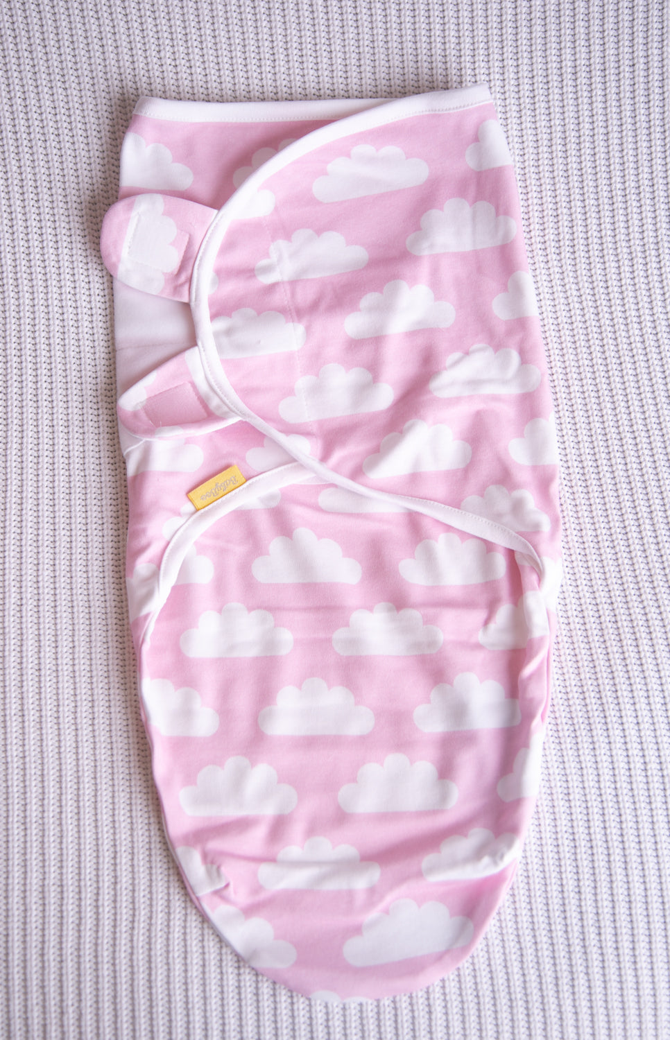 Up in the pink clouds organic cotton SwaddleBoo