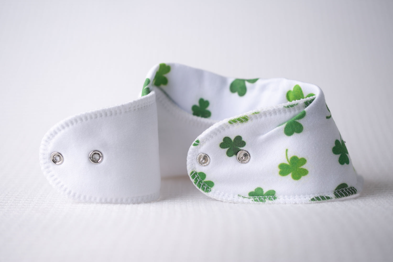Shamrocks organic cotton DribbleBoo bandana bib
