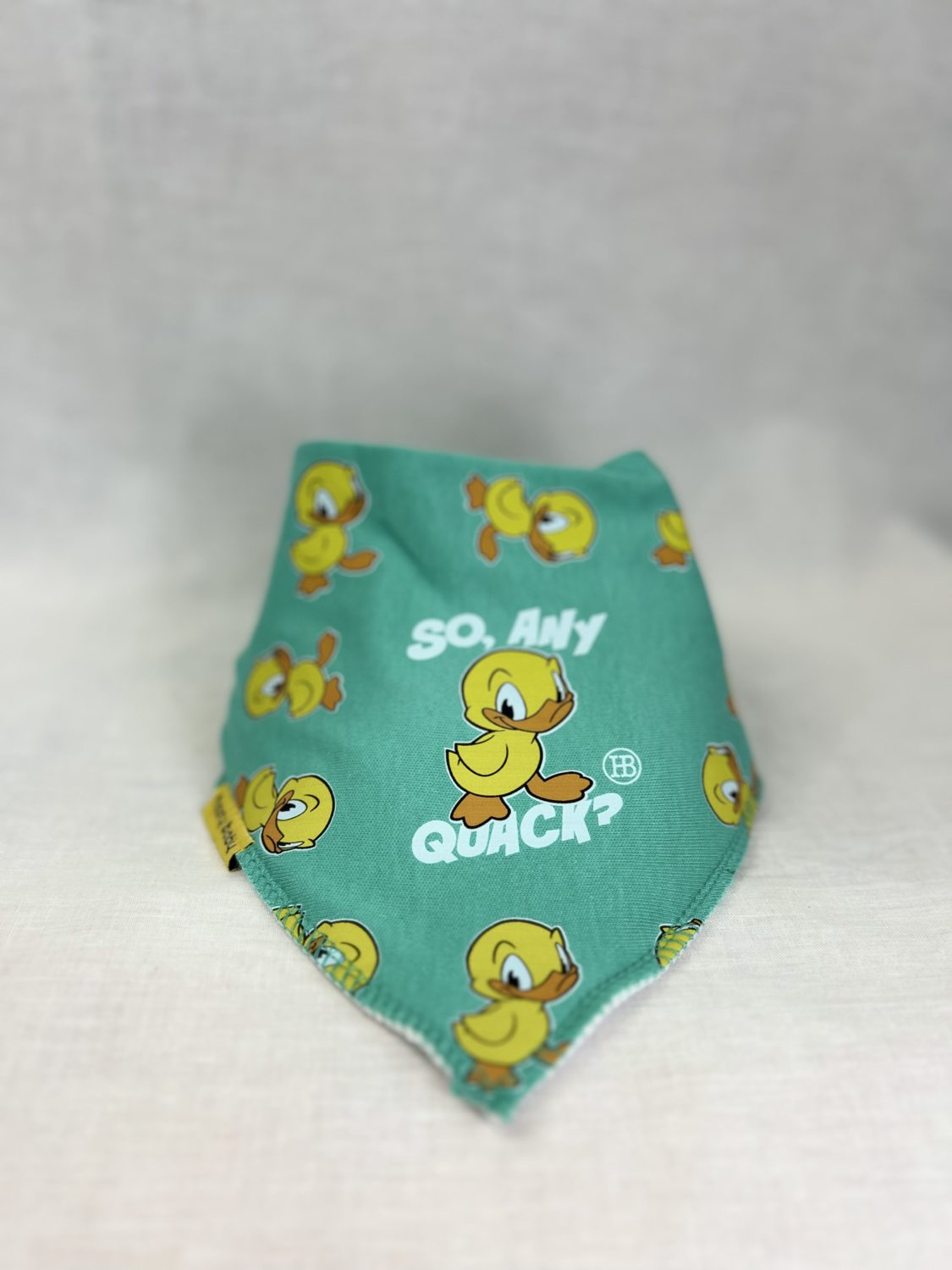 Any Quack organic cotton DribbleBoo bandana bib