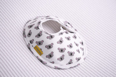 Cutey koala organic cotton LittleBoo baby bib
