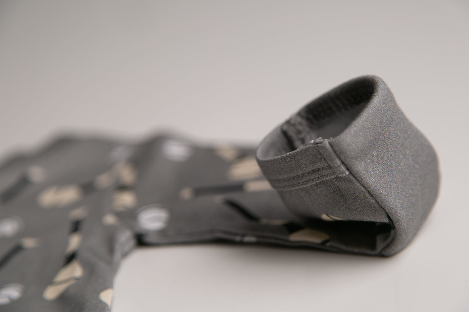 Grey GAA organic cotton ZippyBoo suit