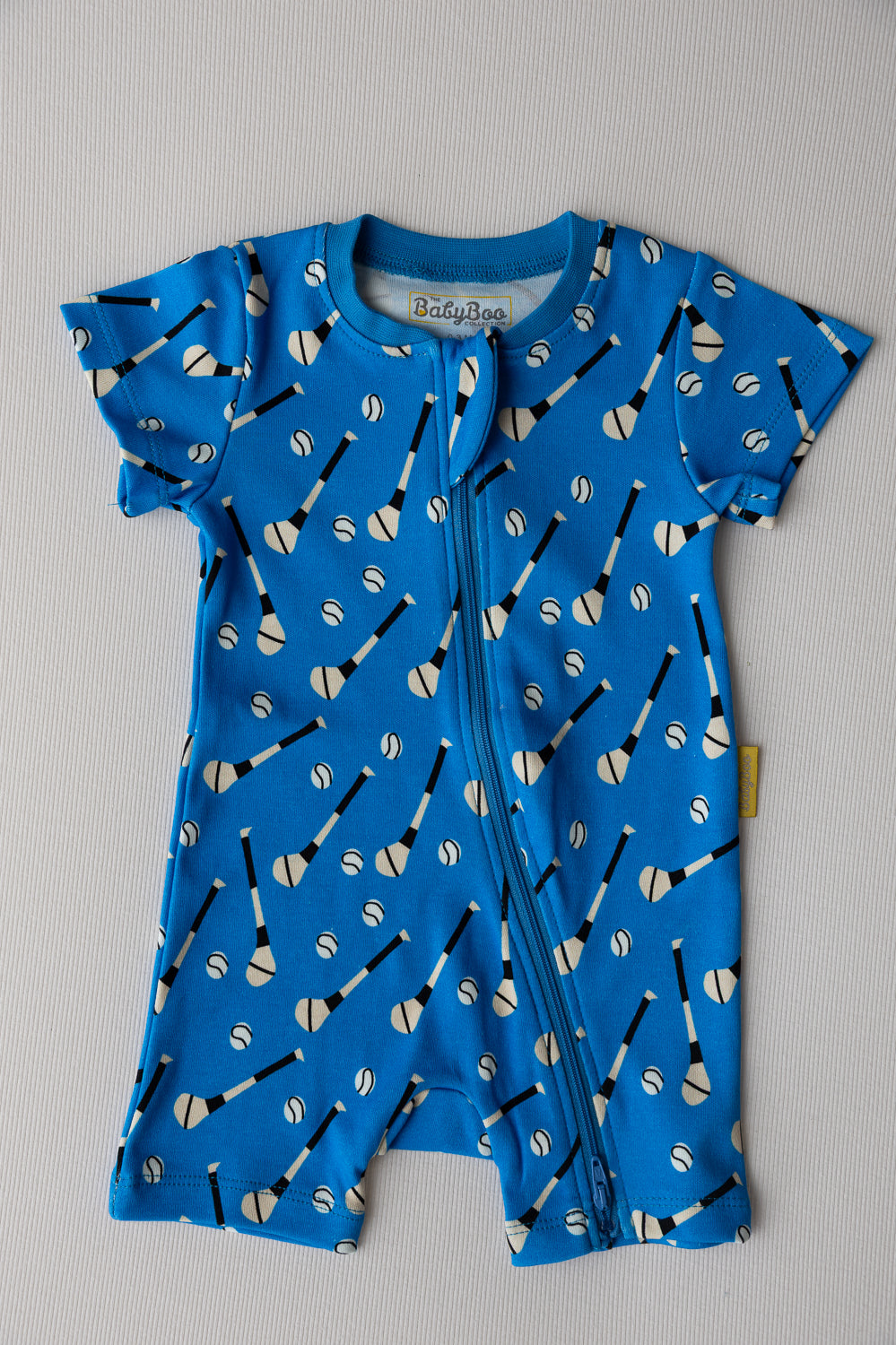 Blue GAA organic cotton ShortieBoo suit