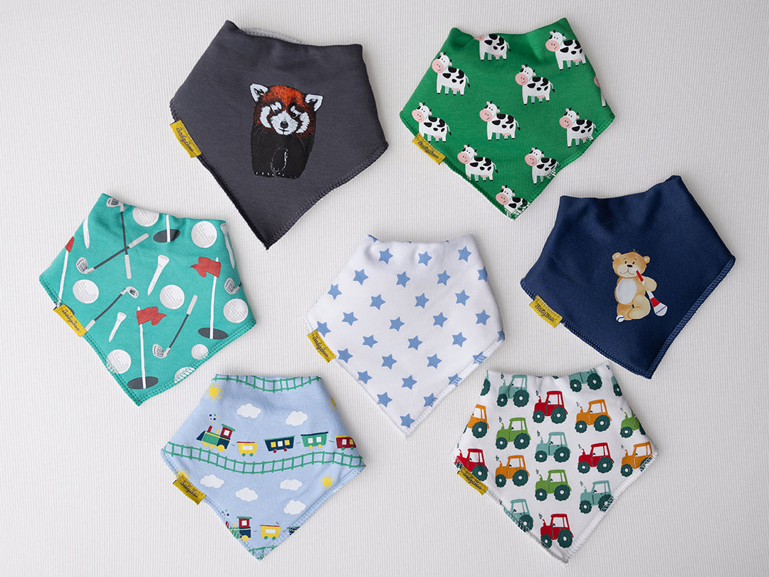 A week of bibs - for little boys