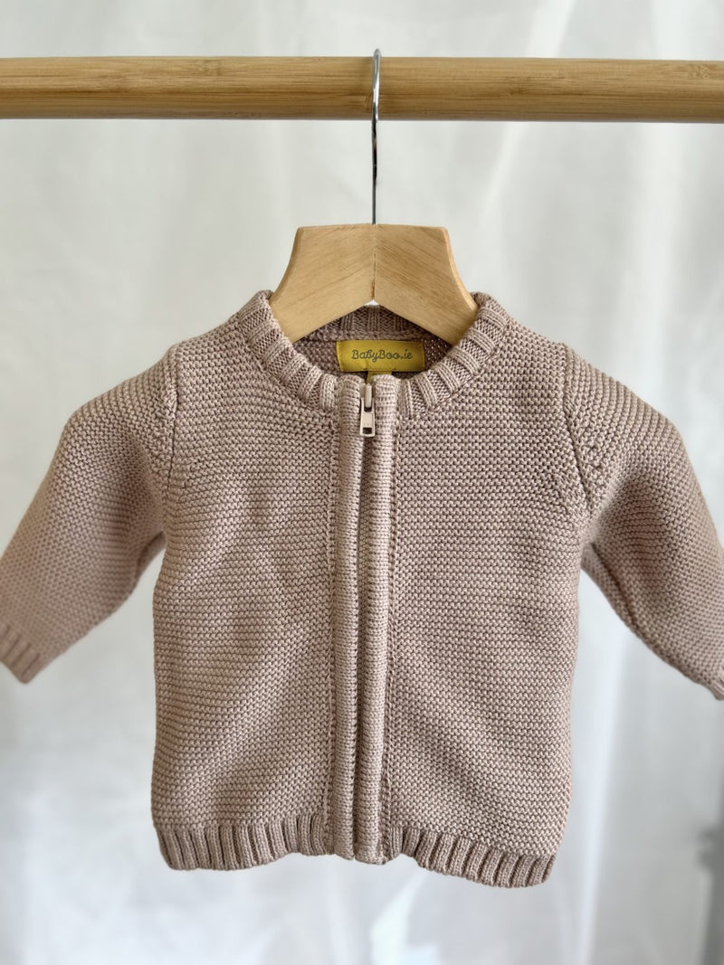 Cute Bunny Organic Cotton Zipped Cardigan