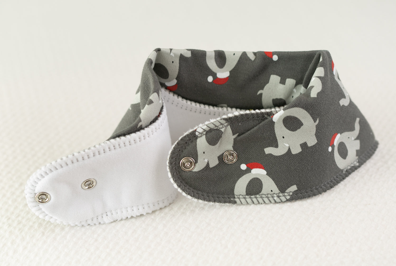 Christmas Ellie organic cotton DribbleBoo bandana bib