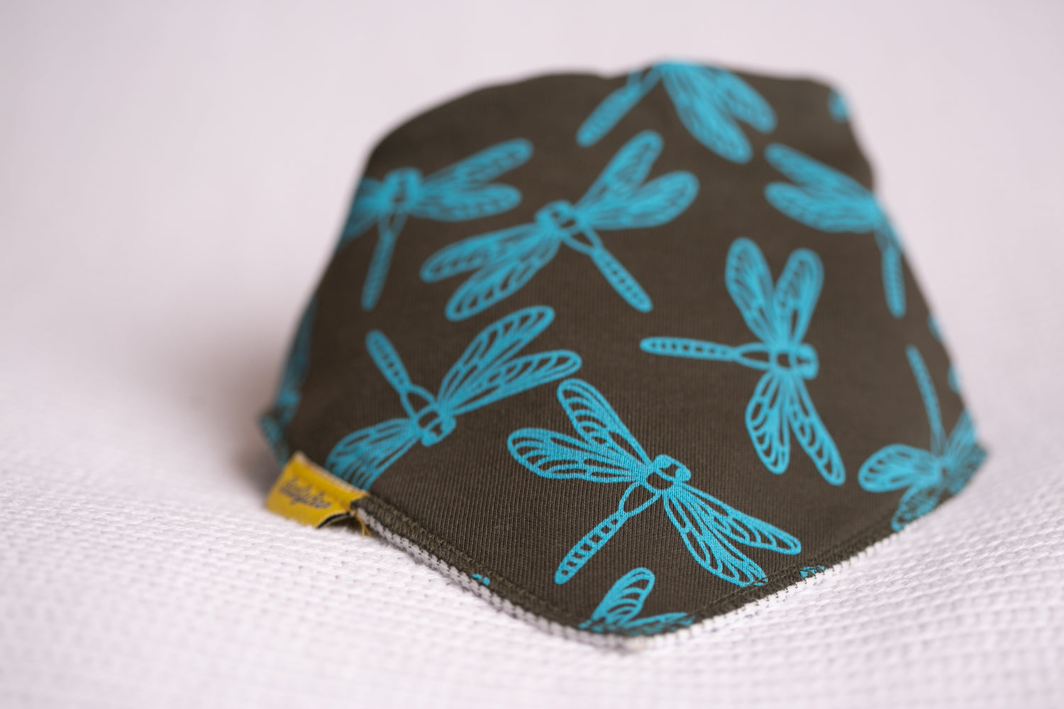 Dancing Dragonflies organic cotton DribbleBoo bandana bib