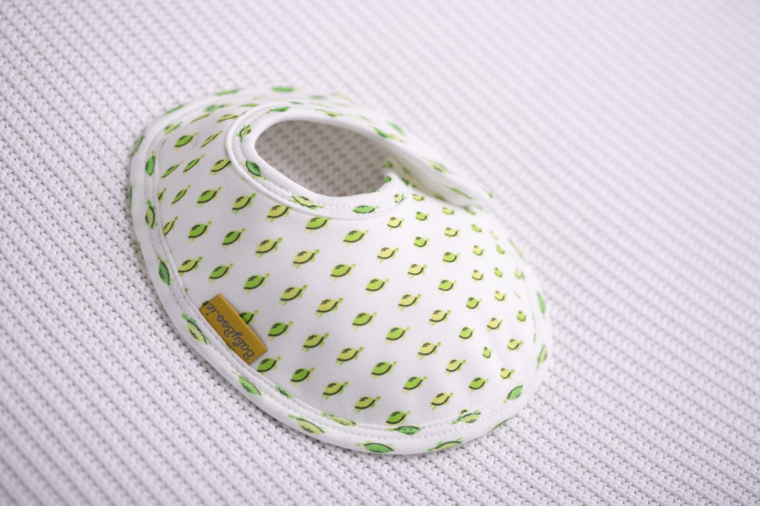 Swim swim turtles organic cotton LittleBoo baby bib
