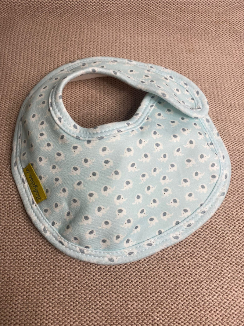 Baby blue Ellie elephant LittleBoo baby bib
