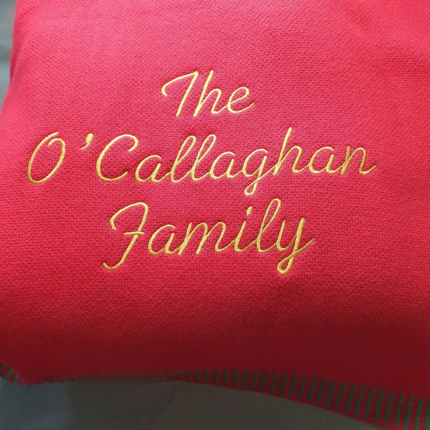 Christmas Trees Family Cuddle organic cotton blanket