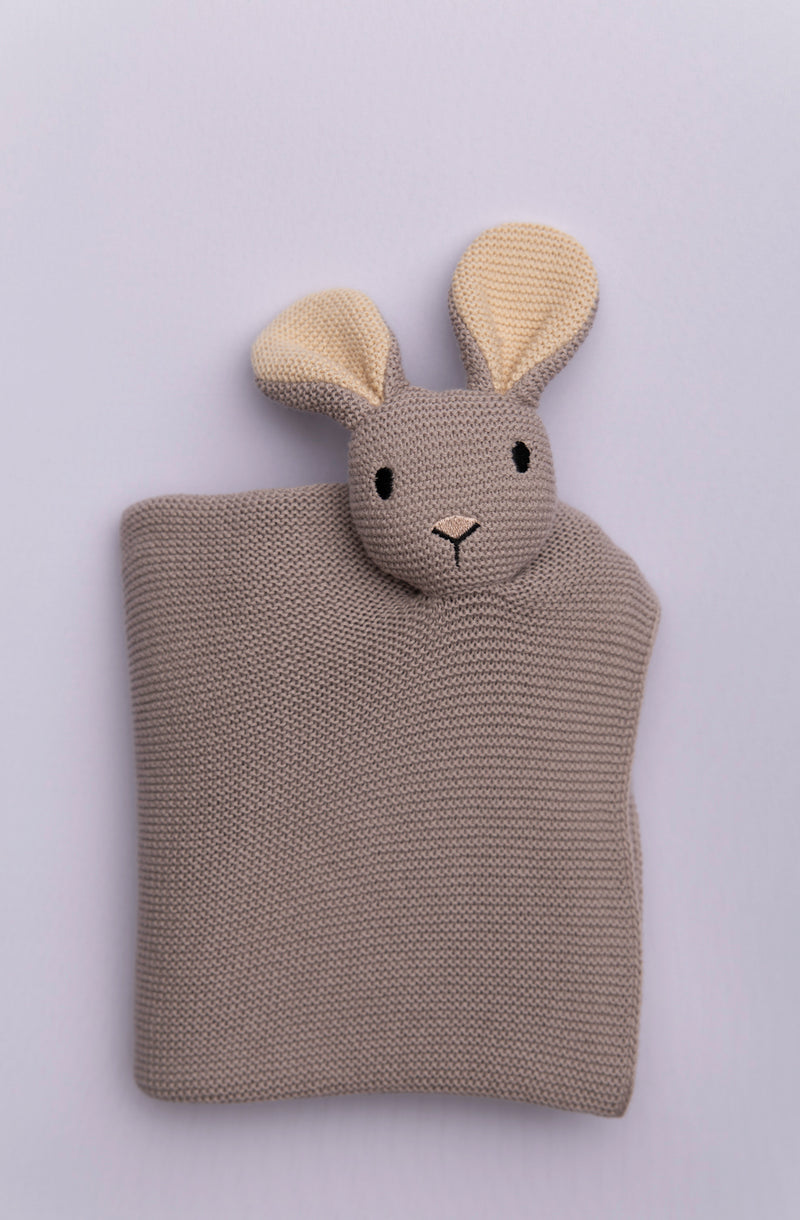 Bunny Comforter Organic Cotton BlankieBoo (taupe/greige)
