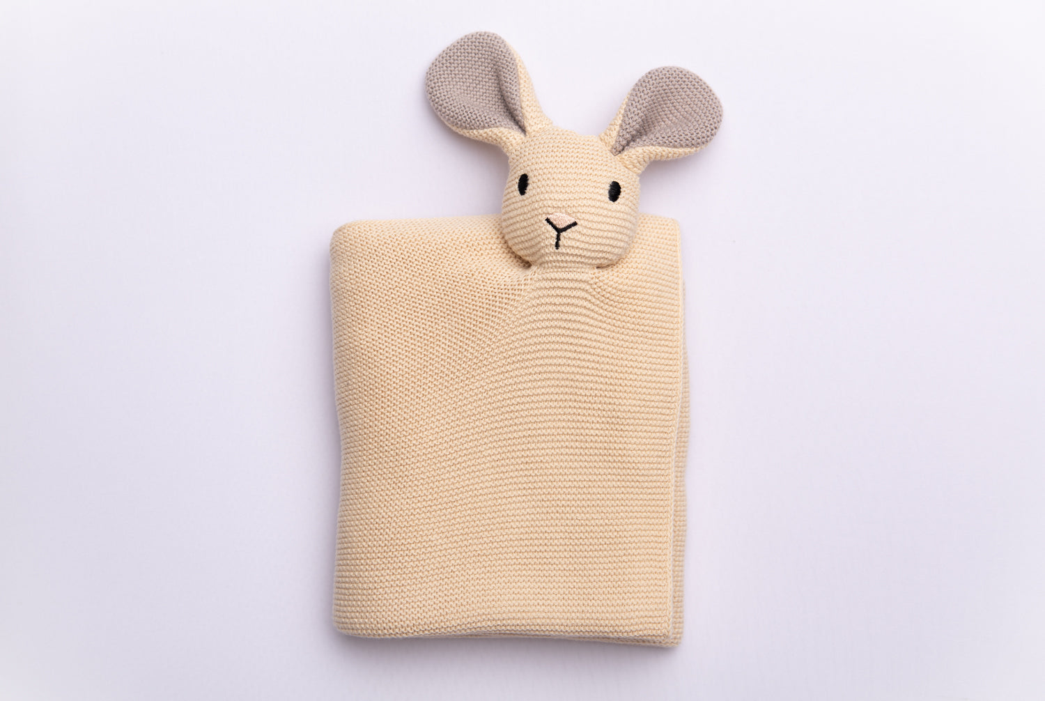 Bunny Comforter Organic Cotton BlankieBoo (warm cream)