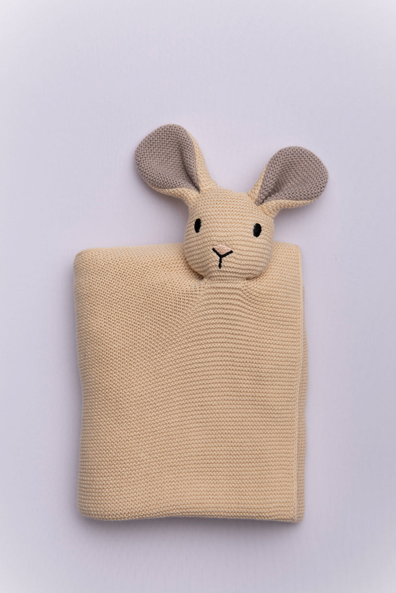 Bunny Comforter Organic Cotton BlankieBoo (warm cream)