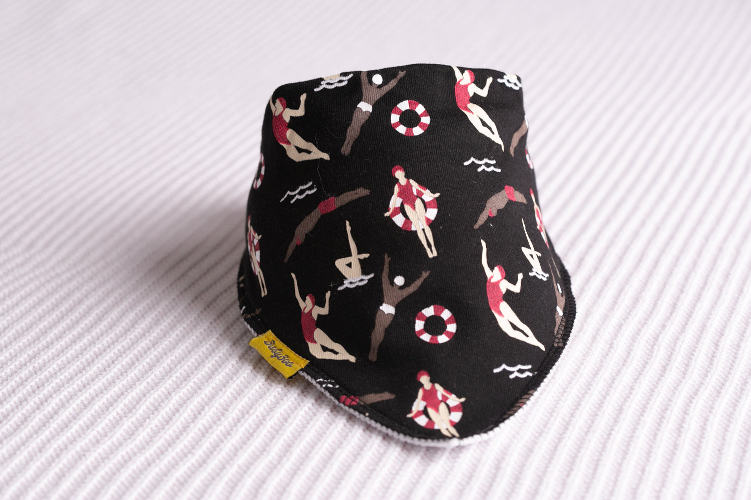 Swimmers organic cotton DribbleBoo bandana bib