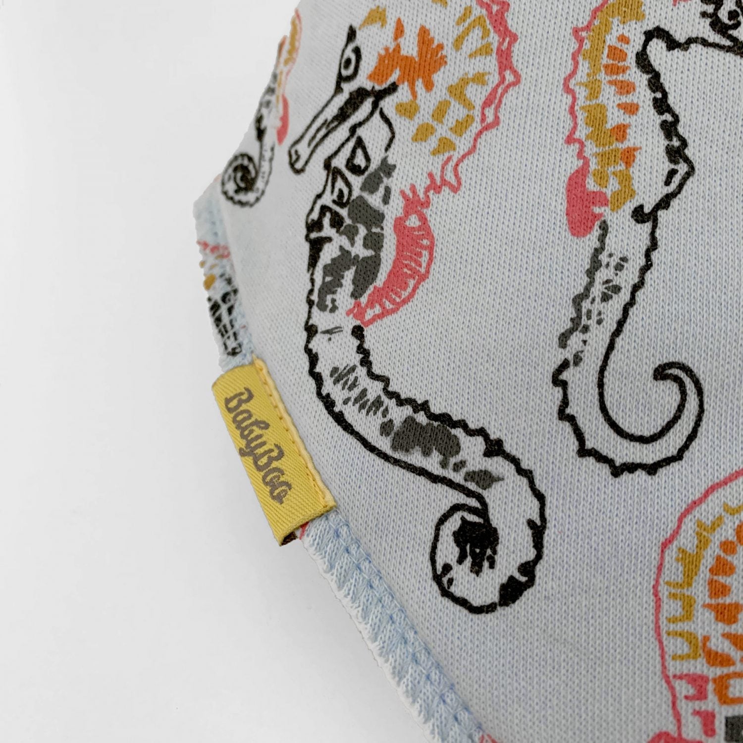 Fauna Kids Seahorse organic cotton DribbleBoo bandana bib