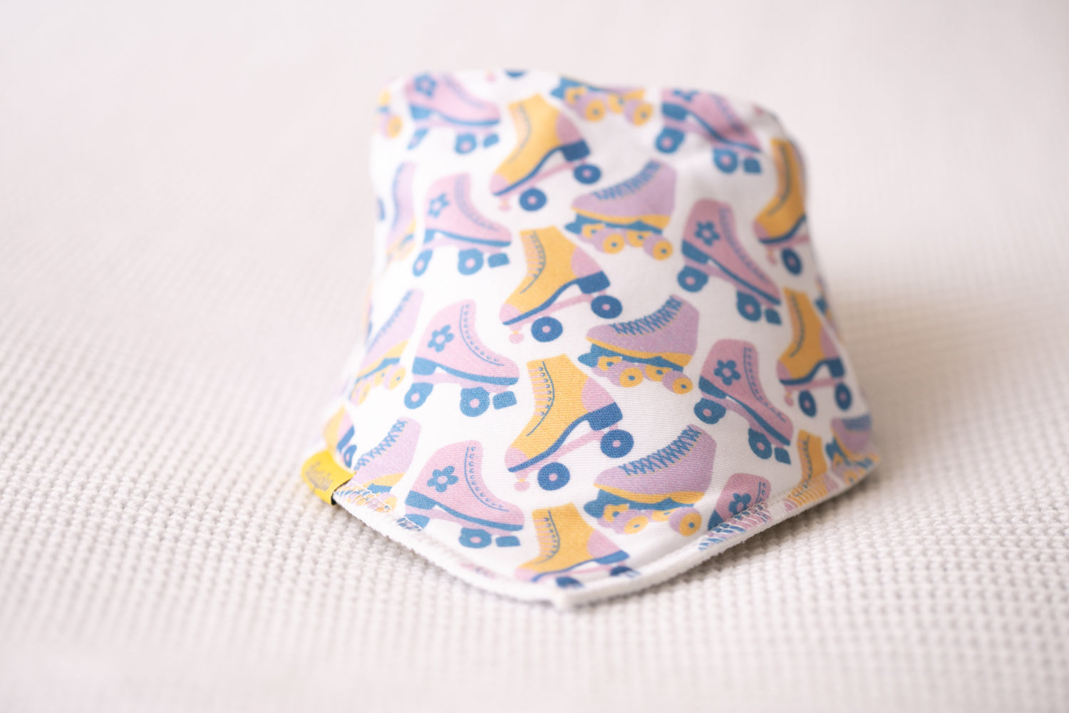 Rollerskating disco diva organic cotton DribbleBoo bandana bib