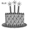 Blue Birthday Cake