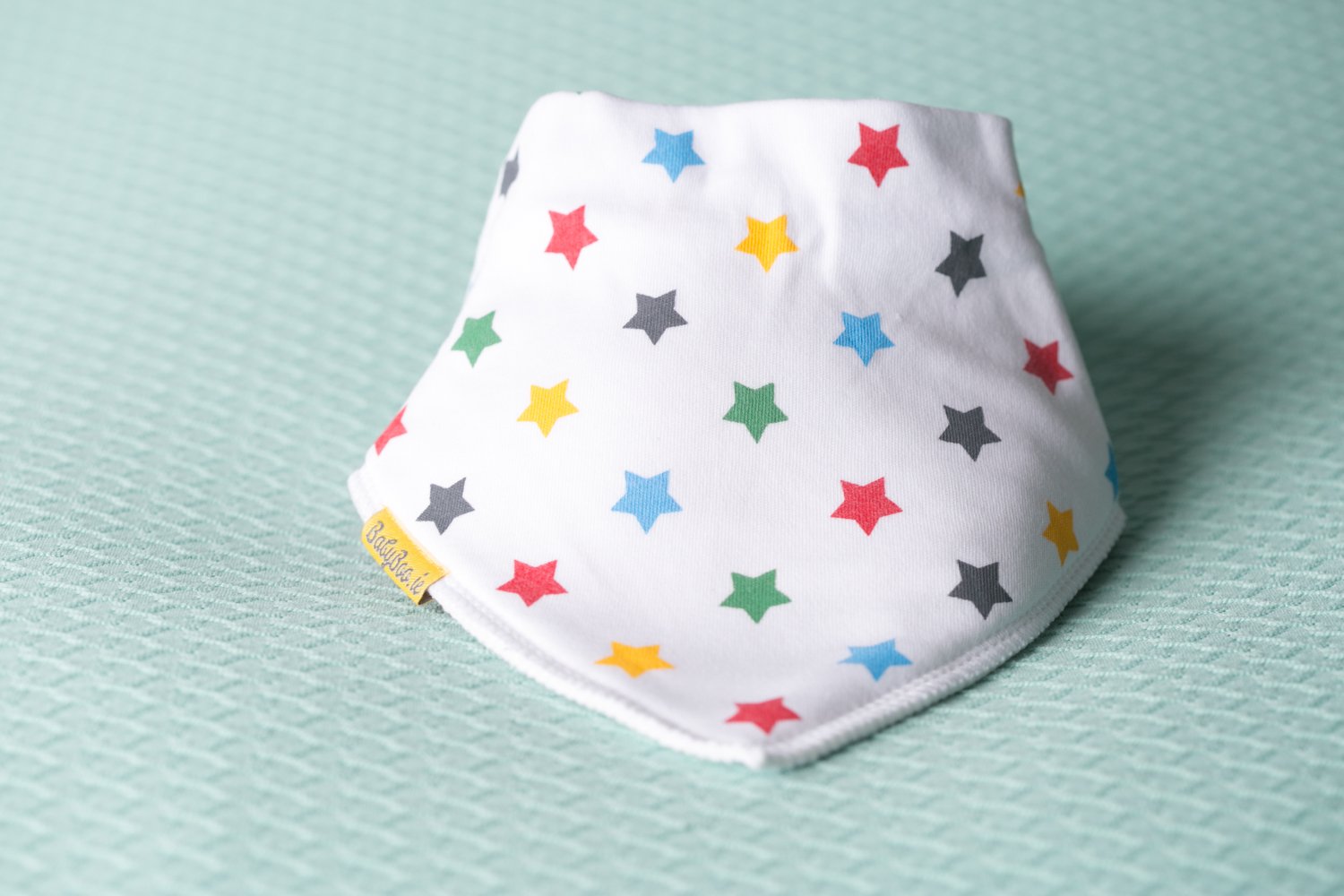 Bright stars organic cotton DribbleBoo bandana bib