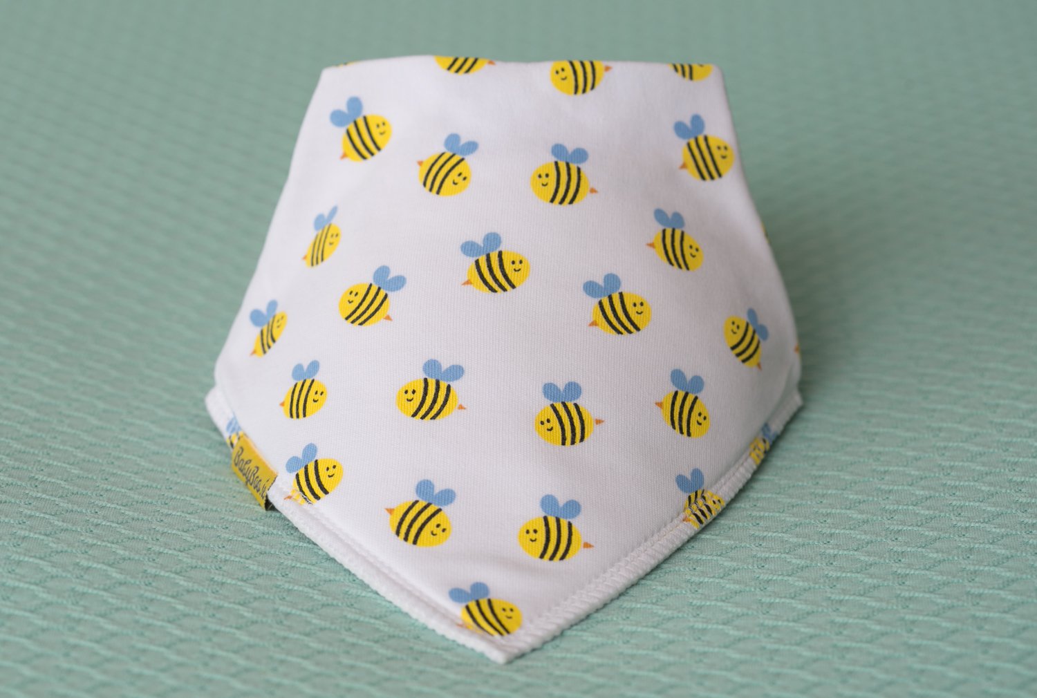 Buzzy bees organic cotton DribbleBoo bandana bib