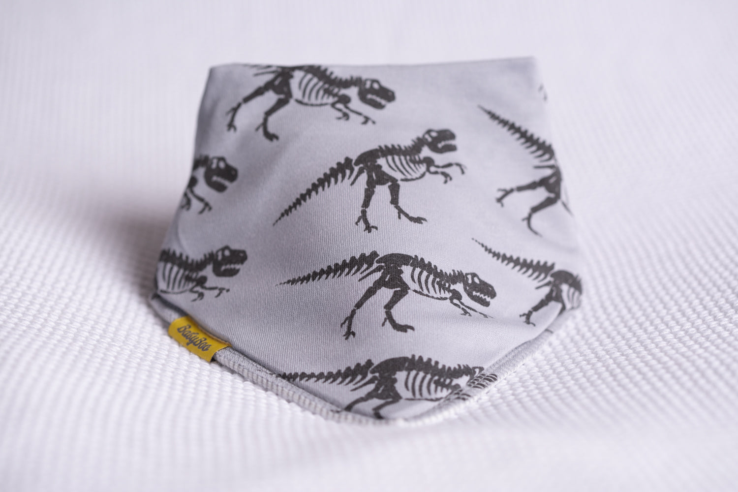 Tiny the T-Rex organic cotton DribbleBoo bandana bib