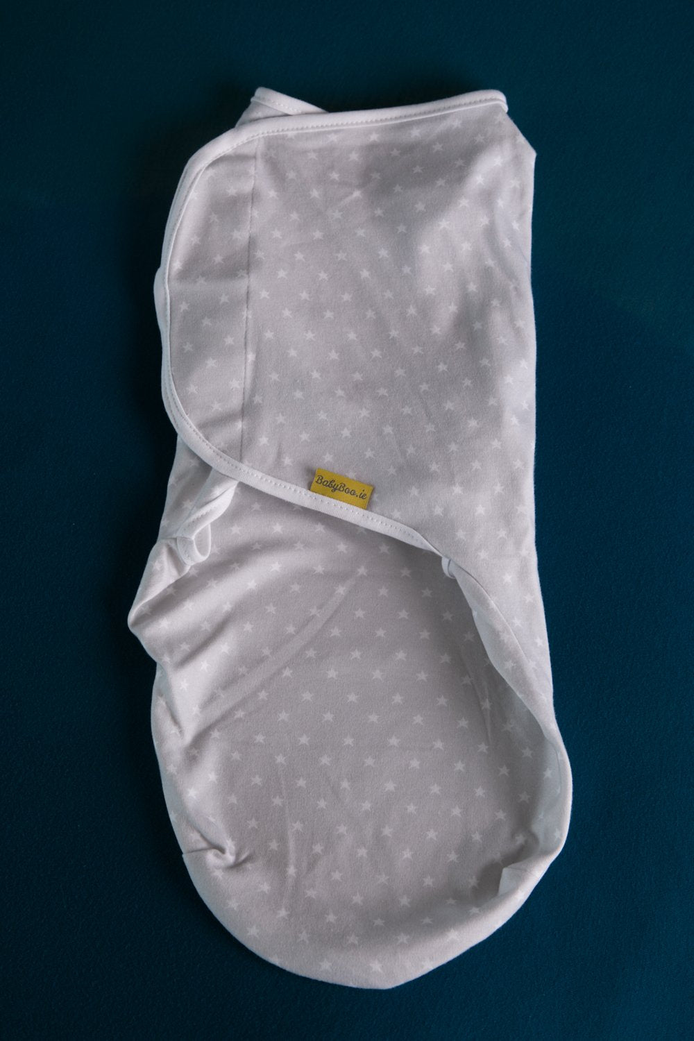 Mini grey stars organic cotton SwaddleBoo