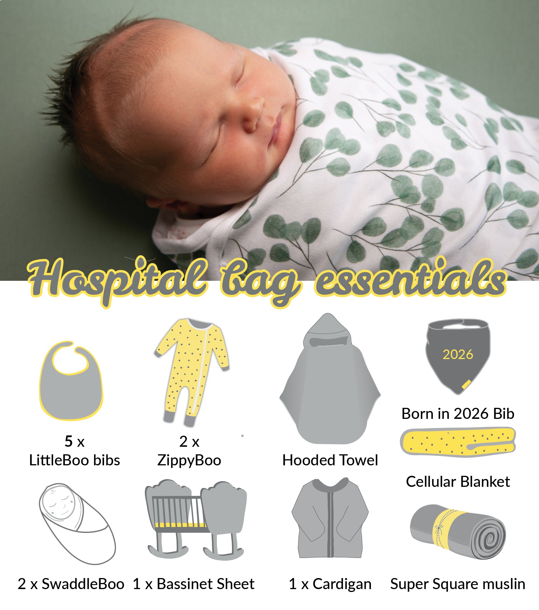 Hospital Bag Essentials Bundle & Save