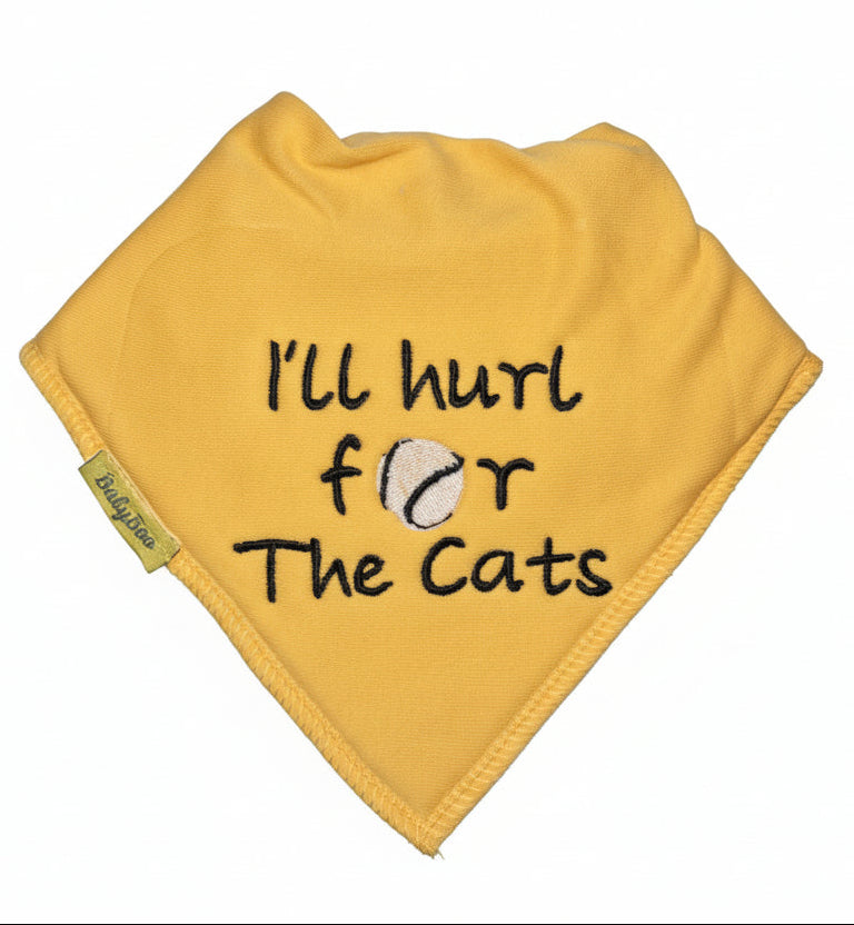 I'll hurl for... organic cotton DribbleBoo bandana bib