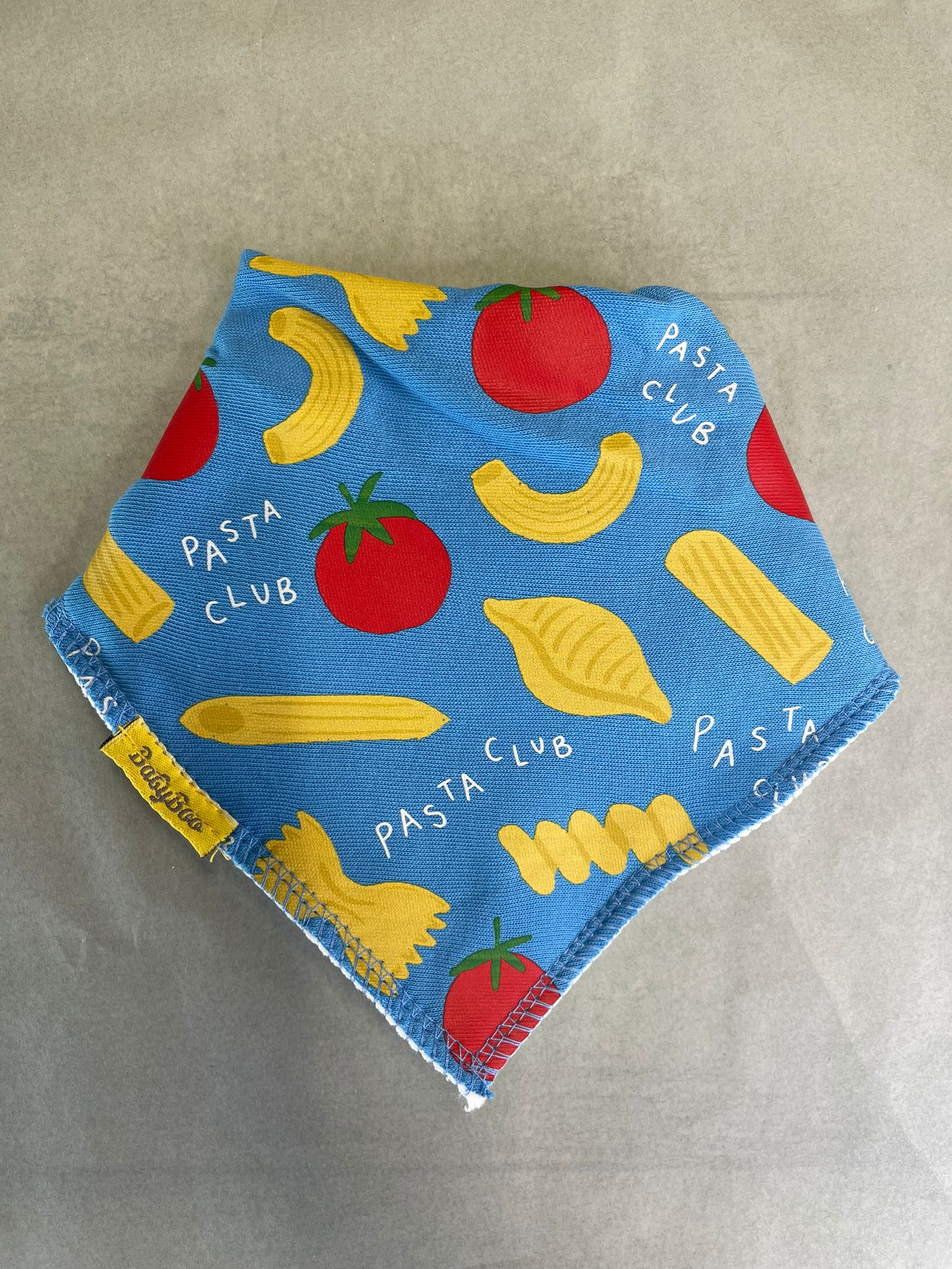 Pasta Club organic cotton DribbleBoo bandana bib