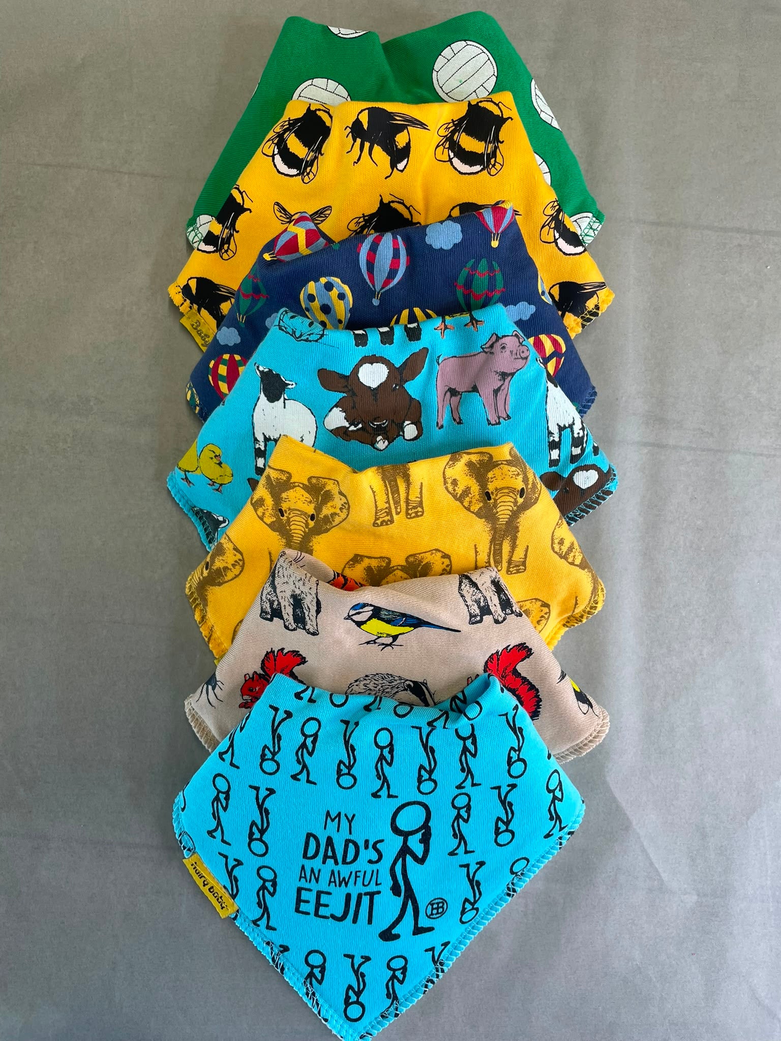 A week of bibs - for little boys