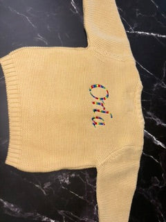 Imperfect  -Zipped Cardigan  Embroidered Orla
