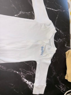 Imperfect  -White Ribbed Zippyboo