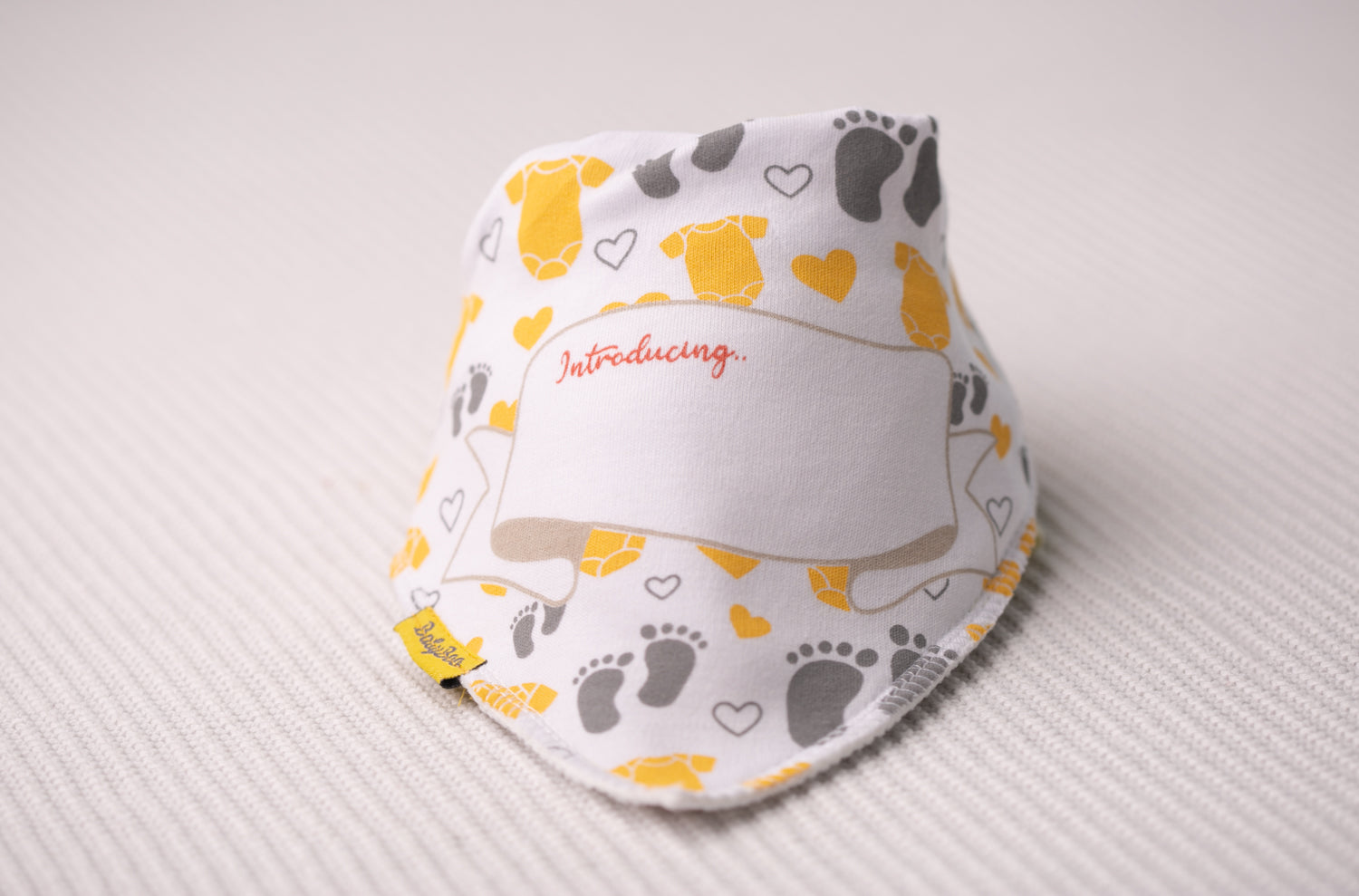 Introducing organic cotton DribbleBoo bandana bib