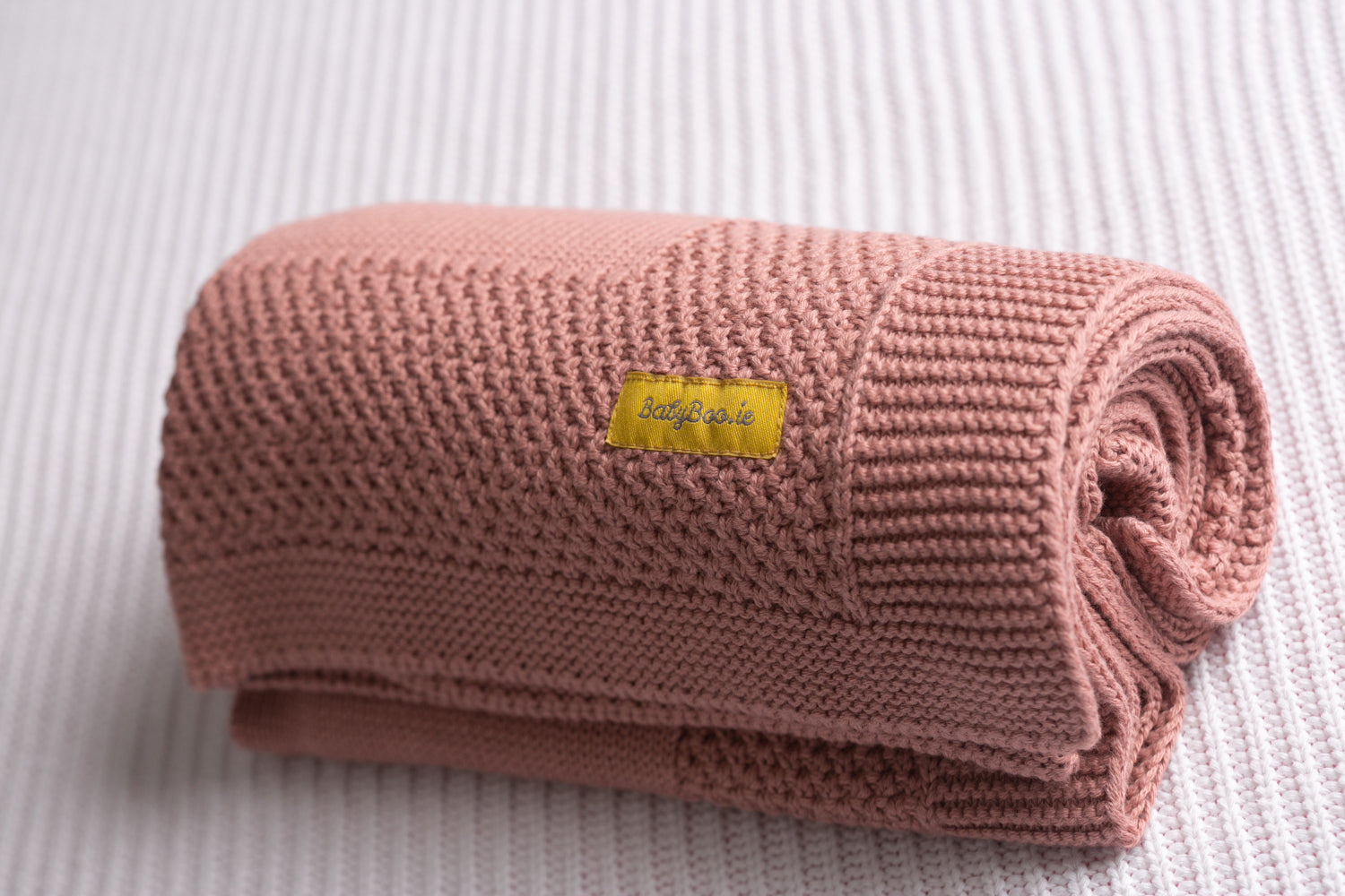 Organic cotton beautiful dusty rose BlankieBoo