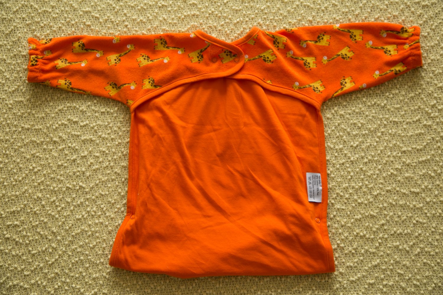 Orange Gerry Giraffe YummyBoo feeding bib