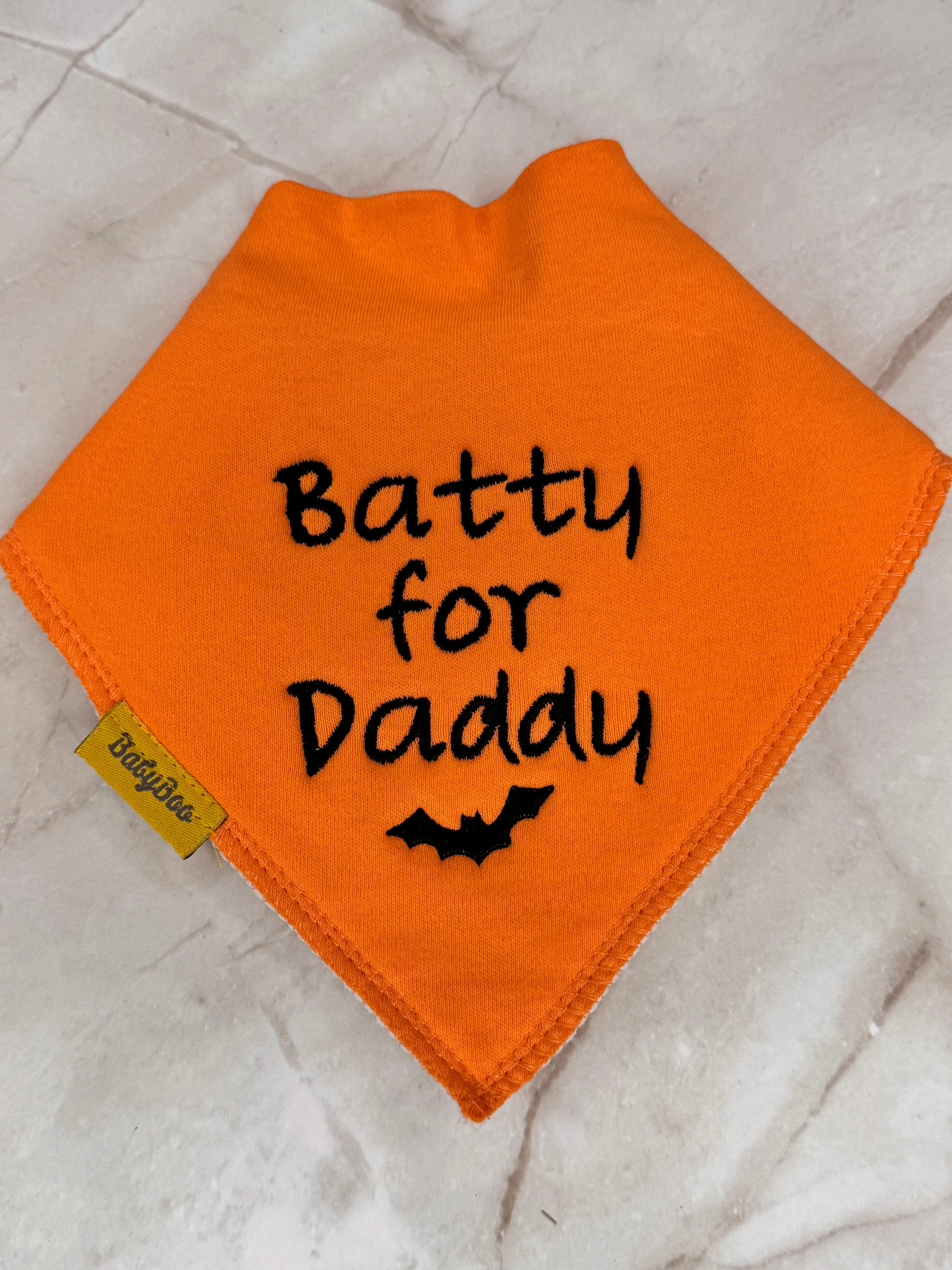 Batty organic cotton DribbleBoo bandana bib