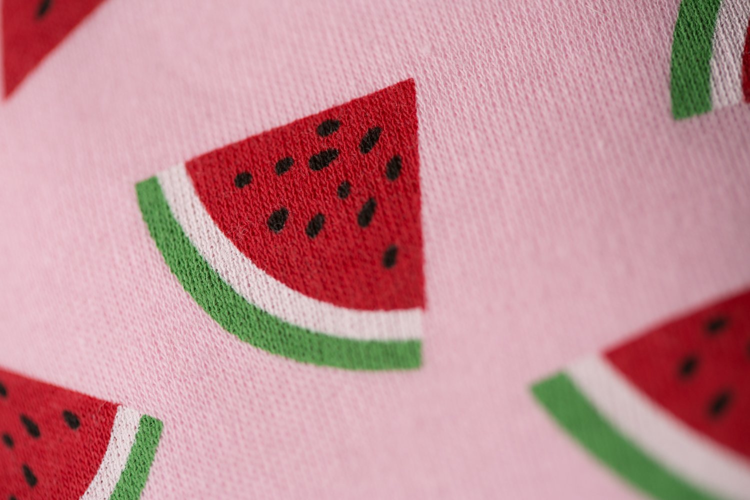 Summer watermelons organic cotton DribbleBoo bandana bib